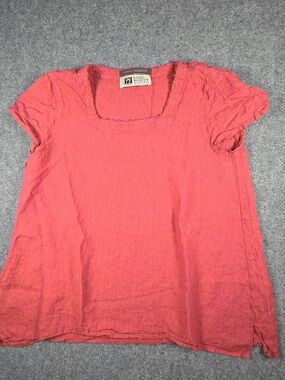Elemente Clemente Oversized Top Women's Size 0 Baird McNutt Irish Linen Shirt